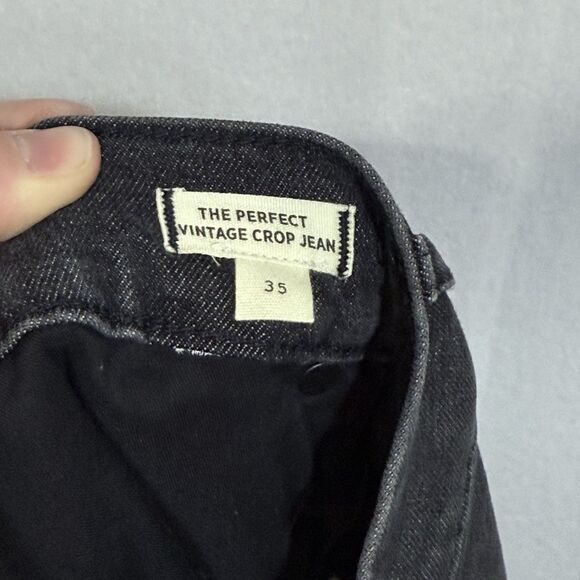 NEW Madewell The Perfect Vintage Crop Jean Summer Wash High Rise Jeans Womens 35 - Picture 3 of 14